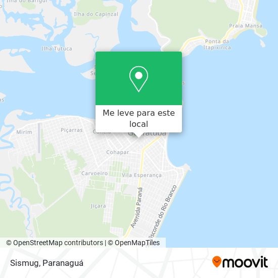 Sismug mapa