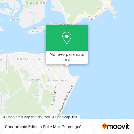 Condominio Edificio Sol e Mar mapa