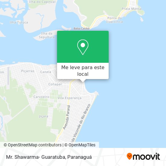 Mr. Shawarma- Guaratuba mapa