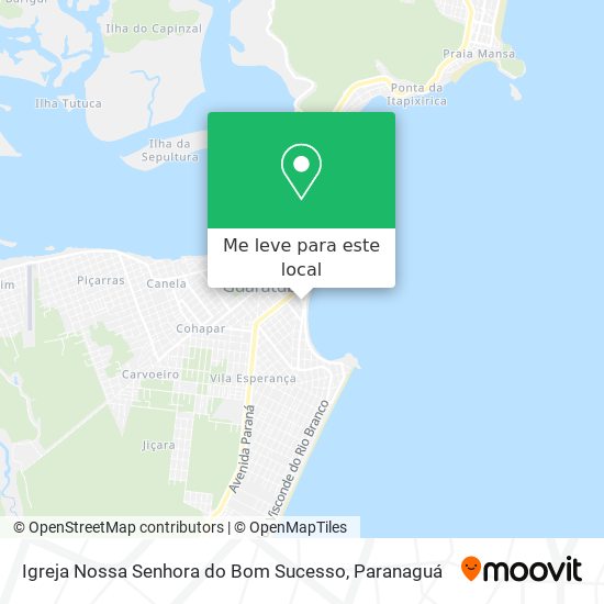Igreja Nossa Senhora do Bom Sucesso mapa