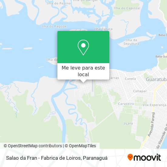 Salao da Fran - Fabrica de Loiros mapa