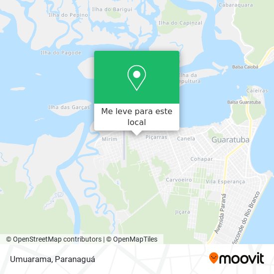 Umuarama mapa