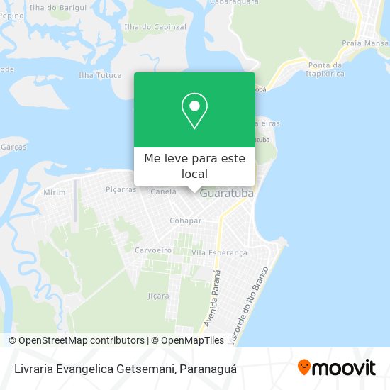 Livraria Evangelica Getsemani mapa