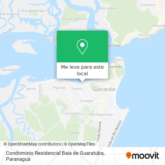 Condominio Residencial Baia de Guaratuba mapa