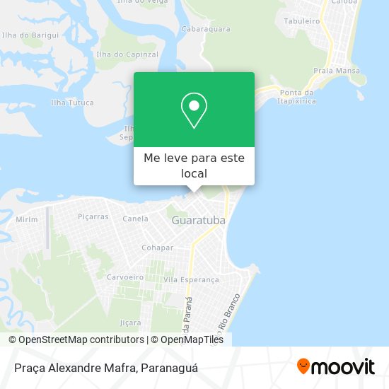 Praça Alexandre Mafra mapa