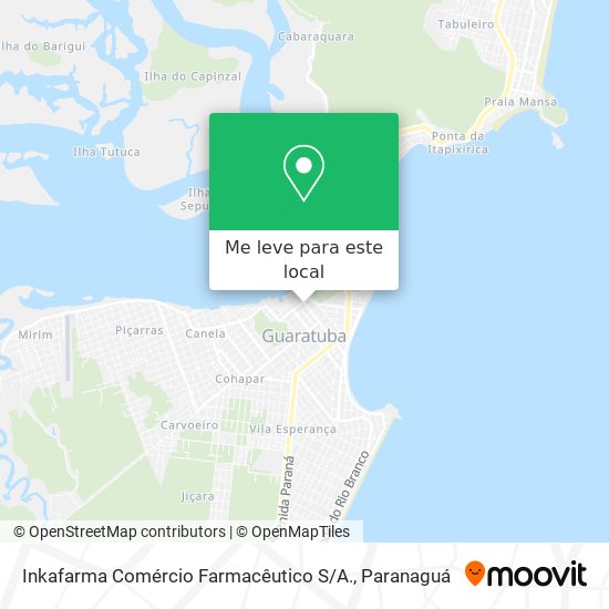 Inkafarma Comércio Farmacêutico S / A. mapa