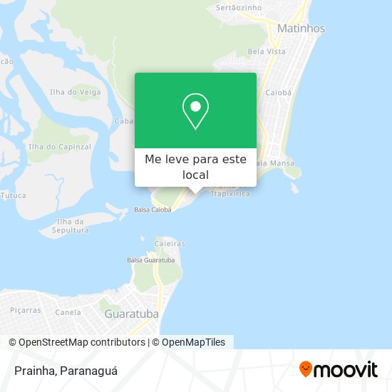Prainha mapa