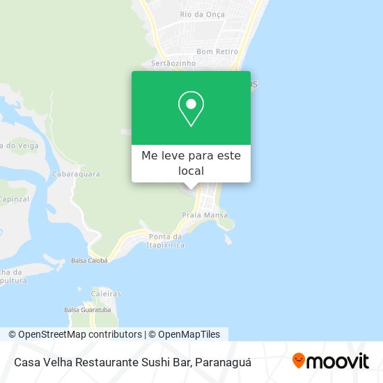 Casa Velha Restaurante Sushi Bar mapa