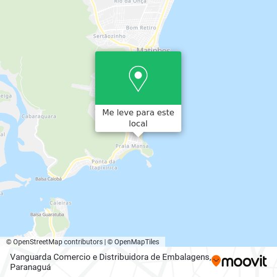 Vanguarda Comercio e Distribuidora de Embalagens mapa