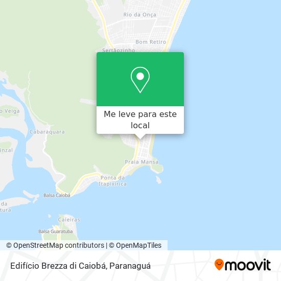 Edifício Brezza di Caiobá mapa
