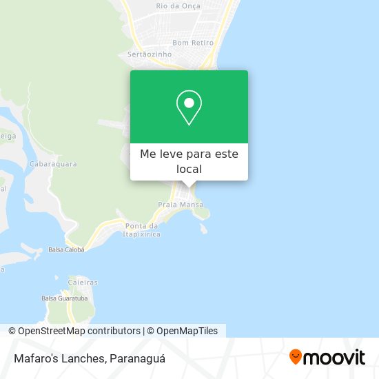 Mafaro's Lanches mapa