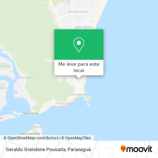 Geraldo Grendene Pousada mapa