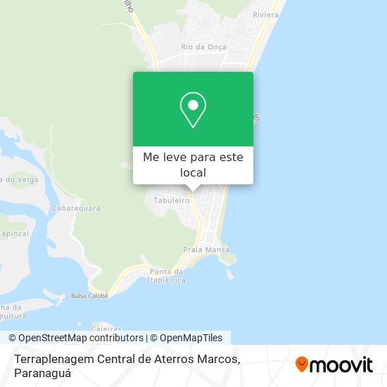 Terraplenagem Central de Aterros Marcos mapa