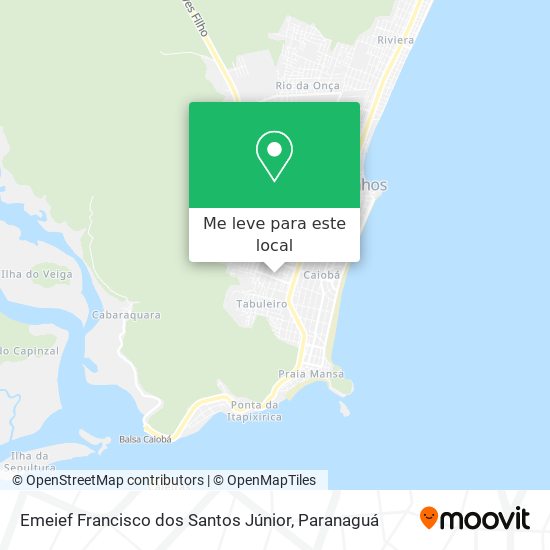 Emeief Francisco dos Santos Júnior mapa