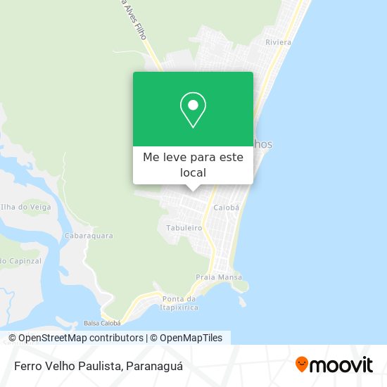 Ferro Velho Paulista mapa