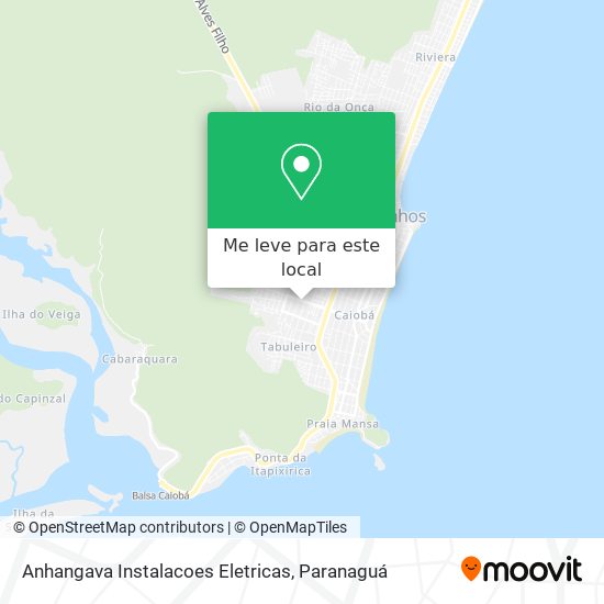 Anhangava Instalacoes Eletricas mapa