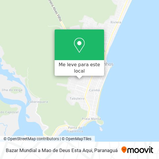 Bazar Mundial a Mao de Deus Esta Aqui mapa