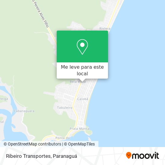 Ribeiro Transportes mapa