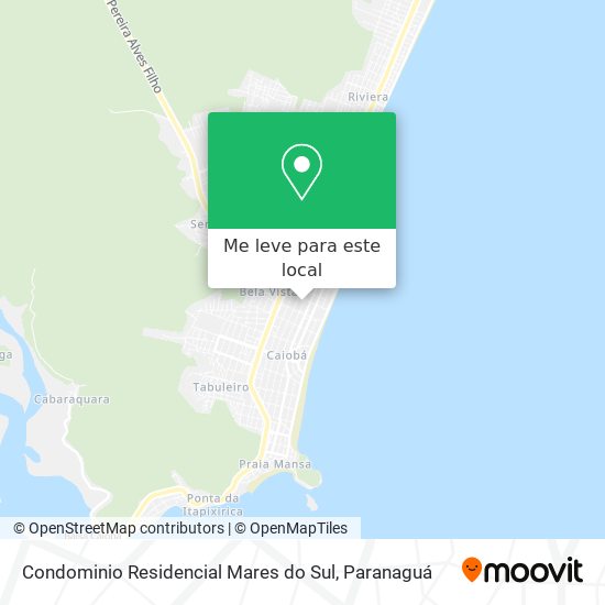 Condominio Residencial Mares do Sul mapa