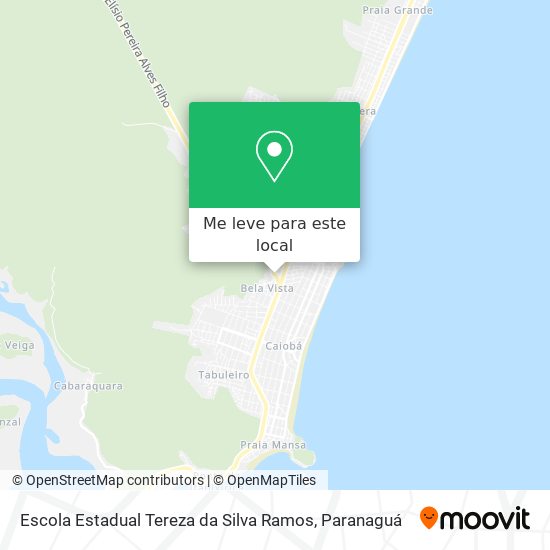 Escola Estadual Tereza da Silva Ramos mapa