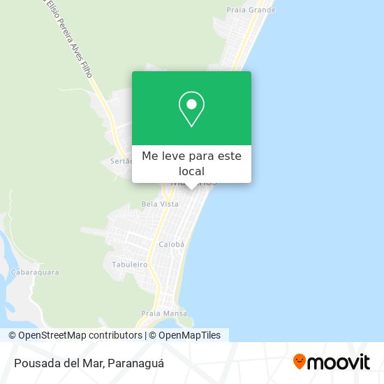 Pousada del Mar mapa