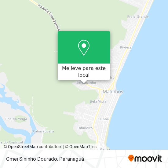 Cmei Sininho Dourado mapa