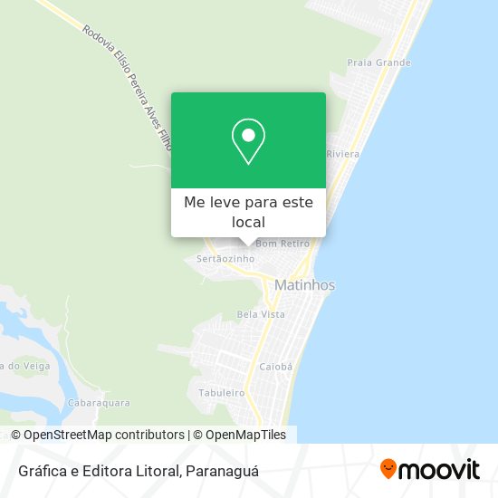 Gráfica e Editora Litoral mapa