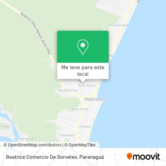 Beatrice Comercio De Sorvetes mapa