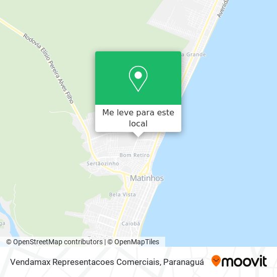 Vendamax Representacoes Comerciais mapa
