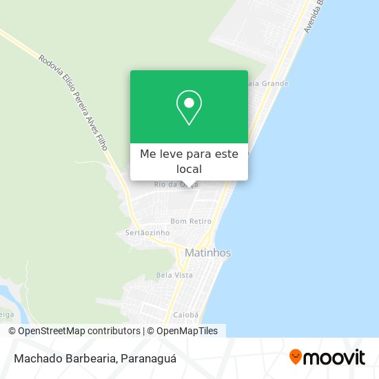 Machado Barbearia mapa