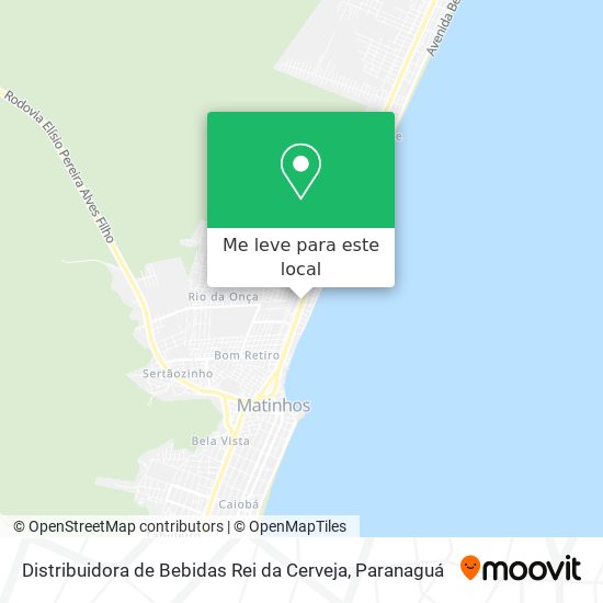 Distribuidora de Bebidas Rei da Cerveja mapa