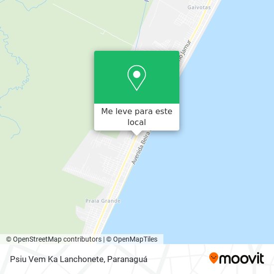 Psiu Vem Ka Lanchonete mapa