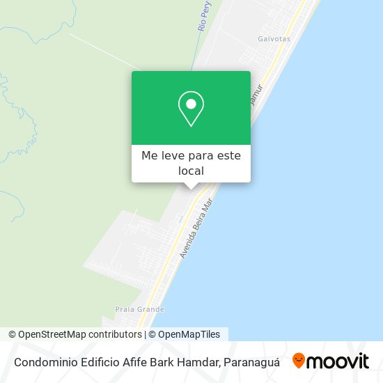 Condominio Edificio Afife Bark Hamdar mapa