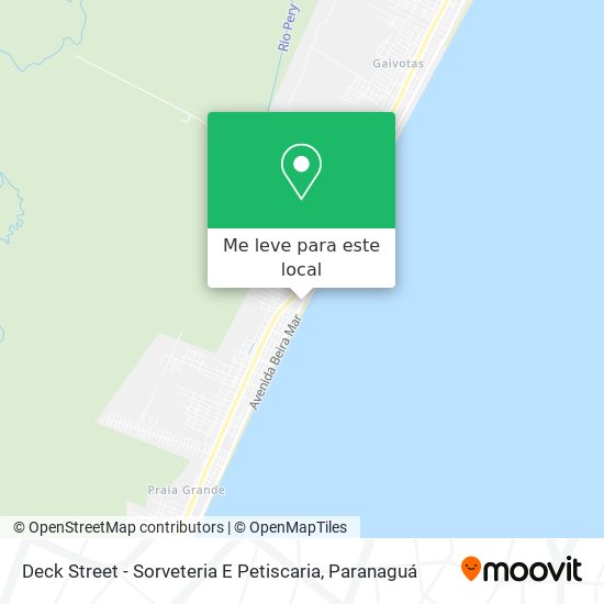 Deck Street - Sorveteria E Petiscaria mapa