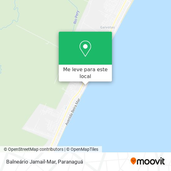 Balneário Jamail-Mar mapa