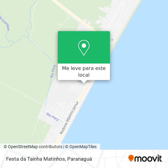 Festa da Tainha Matinhos mapa