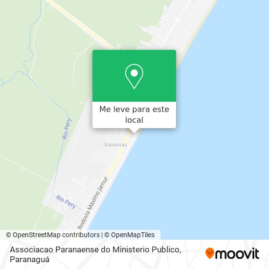 Associacao Paranaense do Ministerio Publico mapa