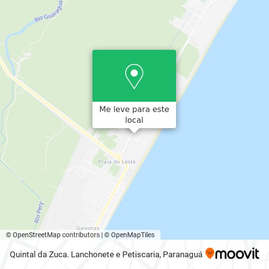 Quintal da Zuca. Lanchonete e Petiscaria mapa