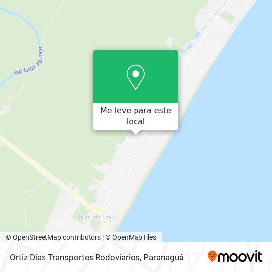 Ortiz Dias Transportes Rodoviarios mapa