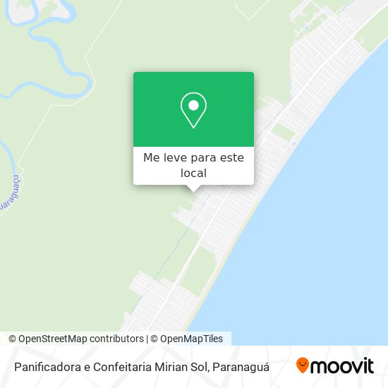 Panificadora e Confeitaria Mirian Sol mapa
