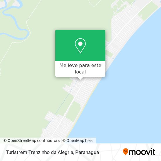 Turistrem Trenzinho da Alegria mapa