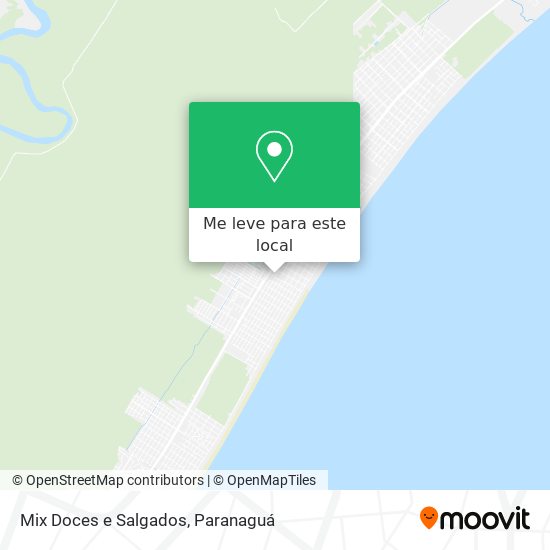 Mix Doces e Salgados mapa
