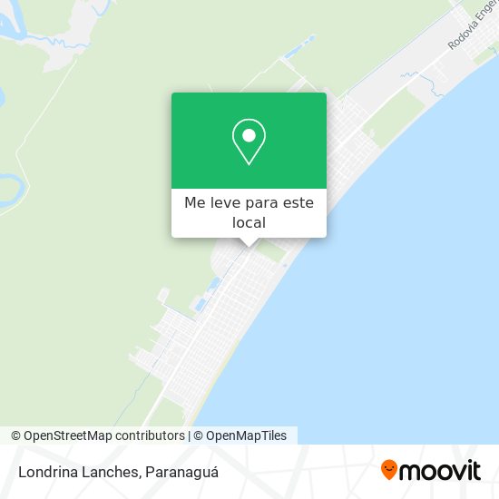 Londrina Lanches mapa