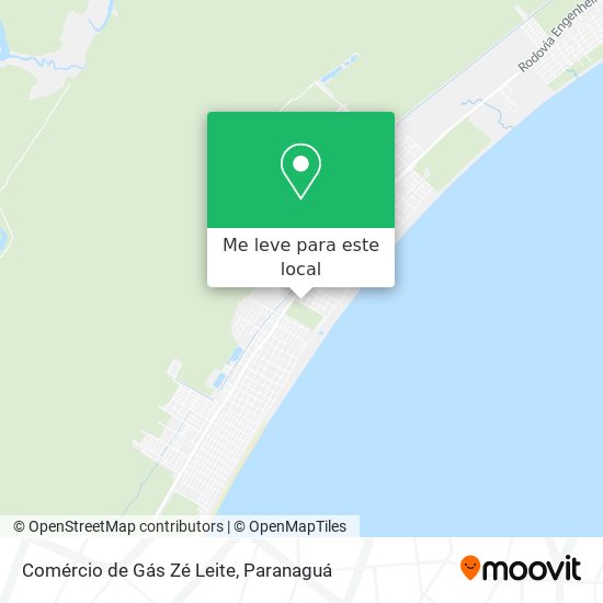 Comércio de Gás Zé Leite mapa
