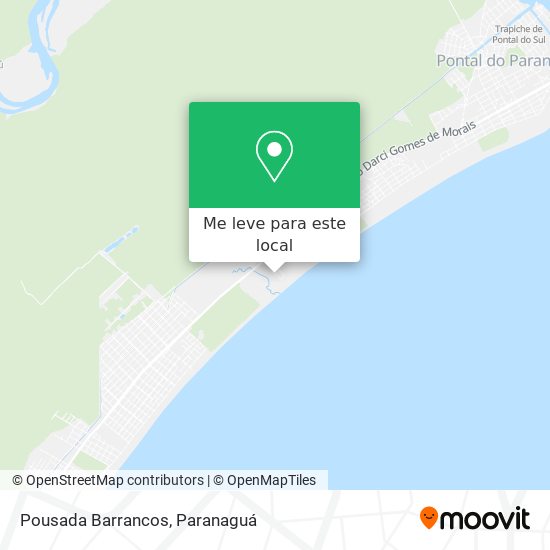 Pousada Barrancos mapa