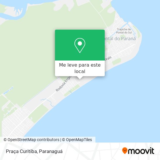 Praça Curitiba mapa