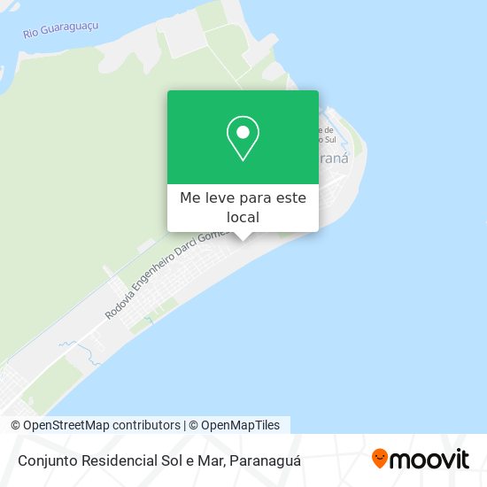 Conjunto Residencial Sol e Mar mapa
