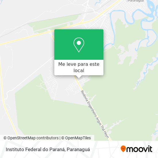 Instituto Federal do Paraná mapa