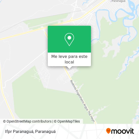 Ifpr Paranaguá mapa