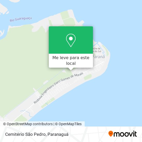 Cemitério São Pedro mapa
